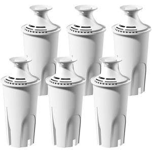 Improvedhand Water Filter Replacement Compatible with Water Pitchers and Dispensers, OB03, Classic 35557, Mavea 107007 and More, Pack of 6