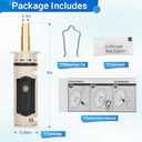 1222 Replacement Cartridge Kit for Moen One-Handle Posi Temp Faucets, Replacement Compatible with Moen Tub Shower Durable Brass & Plastic(Retainer Clip Included, Installation Instructions)