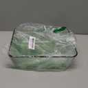 Pyrex Colors Tinted (11 Cup) Large Rectangular Food Storage Container, Snug Fit Non-Toxic Plastic BPA-Free Lids, Freezer Dishwasher Microwave Safe (Green)