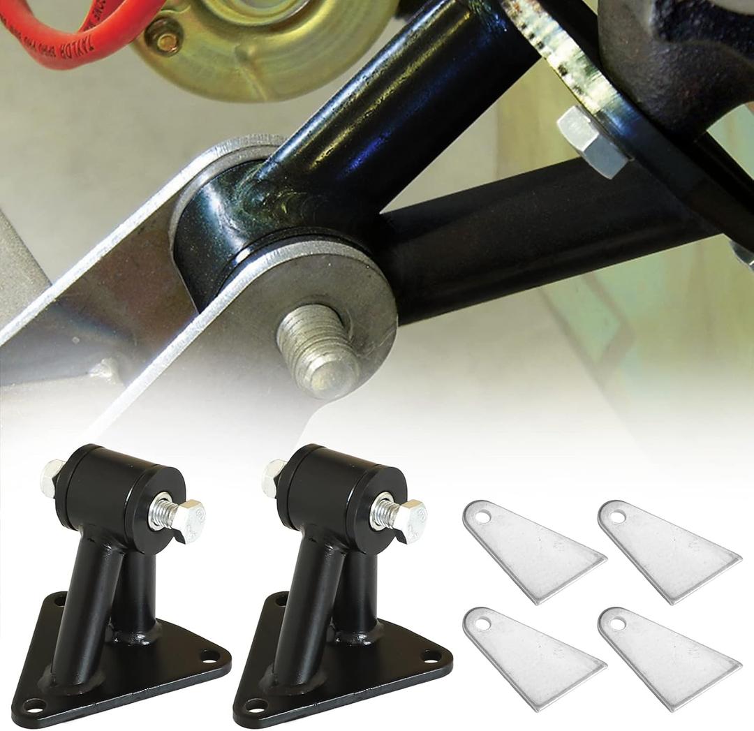 Universal Engine Weld-in Motor Mount Kit Compatible with Small and Big Block SBC BBC 350 396 454 4.3L V6 Models Swap Motor mounts Replace for 91018040 Pack of 2