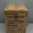 30L Towel Warmer,Large Luxury Towel Warmers, Hot Towel Warmer with Dryer, Adjustable Heating Time Setting, Fragrance Disc,12h Delay Time,Towel Warmers for Bathroom,Spa Home (White-Grey)