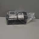 Cisily Kitchen Sink Caddy Organzier with High Brush Holder, Sponge Holder for Sink, 304 Rustproof Stainless, Kitchen Countertop Soap Dispenser Organizer, Kitchen Decor and Accessories (9.25, Black)