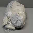 MIULEE Natural Pinch Pleated 100% Blackout Linen Curtains for Bedroom, Room Darkening Light Blocking Window Curtains 84 inches Long for Living Room, Black Out Pleat Drapes with Pin Hooks, 2 Panels