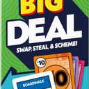 Monopoly Big Deal Card Game | Oversized Giant Large Cards for Family Fun | Ages 8+ | 2 to 5 Players | 15 Mins. | Travel Games for Kids and Adults