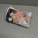 2 x Easter Tablecloth 60 x 84 Inch, Buffalo Plaid Bunny Ear Foot Flowers & Polyester Table Cover for Spring Easter Holiday Party Dinner Table Decor