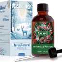 SALKING Christmas Wreath Fragrance Oil, 120ml (4 Fl Oz) Premium Essential Oils for Diffuser, Candle Scents for Candle Making, Soap Making Supplies, Diffuser Oil Scents, Holiday Gifts