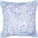 Lilly Pulitzer 20" Square Decorative Throw Pillow for Indoor and Outdoor, Decor Pillow for Couch or Patio (Summer Shorelines)