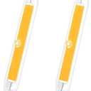 R7s LED Bulbs 118mm 20W LED COB Light Double Ended LED Bulbs 150W Halogen Bulb Replacement Dimmable Warm White 3000K 120V J Type R7s Floodlight J118 Landscape Lights Work Lighting,2 Pack