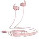 Hmusic Sleep Earbuds,USB C Wired Sleep Headphones for Side Sleepers,30dB Noise Isolate Sleep Earplugs w/Mic,2g Lightweight Soft Silicone,Flat Thin Bed Earphones for Relax,Focus,Travel,Yoga(Pink)