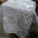 Secgo Queen Size Comforter Set- 100% Cotton Quilt Queen Size Set, Green, Sage bedspreads (90 * 96 Inch) with 2 Pillow Shams, Patchwork Reversible Lightweight Bedding