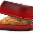 Enameled Cast Iron Oval Dutch Oven for Bread Baking12"x8" Bread Pot with LidIdeal for Sourdough, Artisan Loaves & Family Meals5 Qt