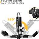 Kayak Roof Rack, Aluminum Kayak Carrier Folding J-Style Universal 4-in-1 Multifunction for Canoe, SUP, Kayaks, Surfboard Rooftop Mount on SUV, Car and Truck Crossbars