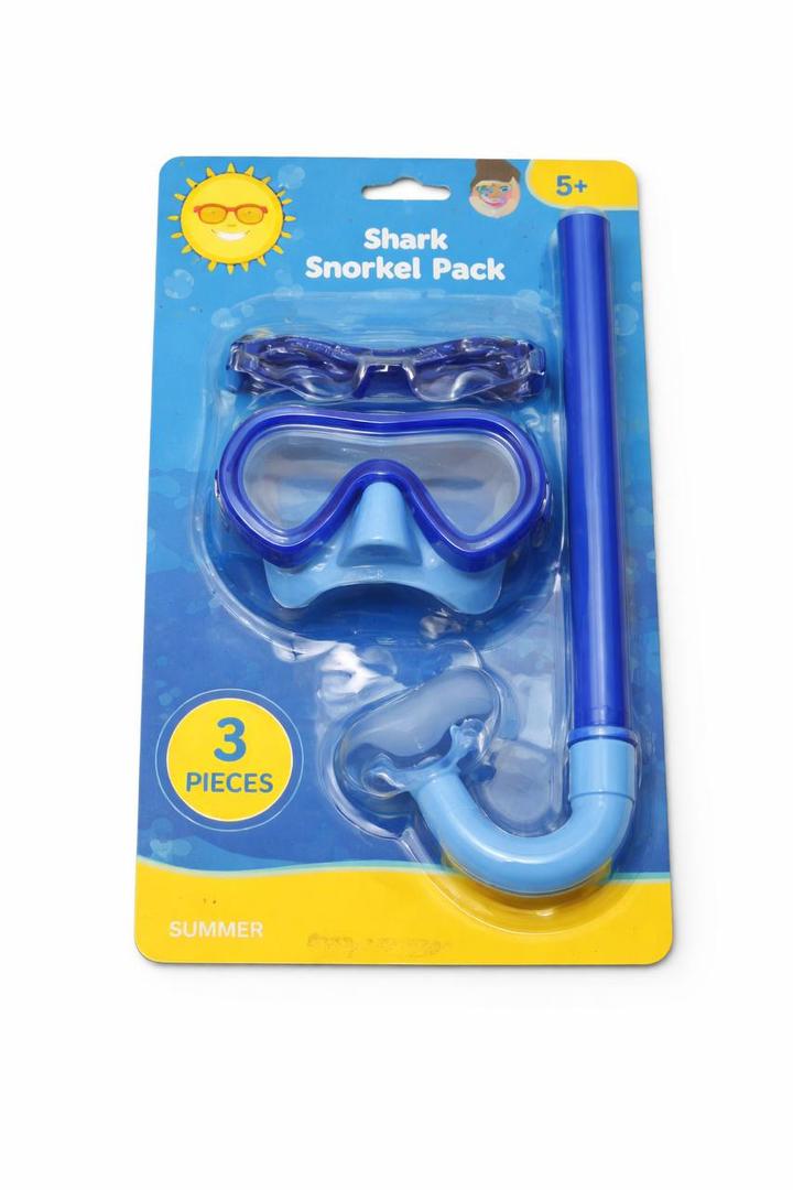 Life is Good Kids Snorkel Mask with Swim Goggles, Junior Diving Set for Clear Underwater Vision