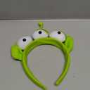 Sheliky Green Ears Headband Plush Monster Headbands Women Teens Halloween Dress Up Christmas Theme Party Costume Accessories (02)