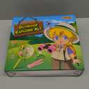 Kids Explorer Kit & Bug Catcher Kit, Kids Camping Gear for Kids, Outdoor Exploration Set with Vest & Hat, Ideal Outdoor Camping Adventure Toys for Ages 3 4 5 6 7 8 Boys Girls (Blue)