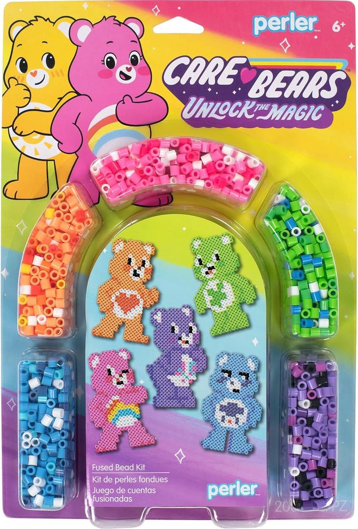 Perler Care Bears Fuse Bead Craft Kit for Kids, Multicolor 2004 Piece Perler Care Bears Fuse Bead Craft Kit for Kids, Multicolor 2004 Piece