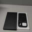 Magnetic for iPhone 17 Pro Leather Case, Invisible Stand [Compatible with Magsafe] Slim Kickstand Phone Cove for iPhone 17 Pro caseBlack