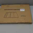 GOENDR Spice Drawer Organizer, 4-Tier Metal Spice Rack for Drawer, Expandable Seasoning Organizer Fits 11.4-22.8 Wide Drawer, Holds up to 48 Spice Jars (Not Included), White