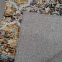 5' x 7' Washable Area Rug - Low Pile Soft Vintage Indoor Rug for Living, Dining or Bedroom - Lightweight Carpet with Non-Slip Backing - Foldable for Easy Placement, Multi