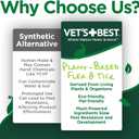 Vets Best Flea & Tick Home Spray for Cats Plant-Based Flea and Tick Treatment with Cotton Spice Scent Gentle Flea Mist for Indoor Use Made in USA Natural Cat Flea Control 32 oz