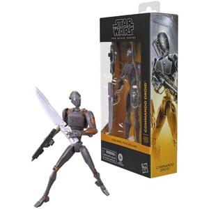 STAR WARS The Black Series Commando Droid, The Clone Wars Premium Collectible 6 Inch Action Figure