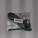 5FT TV Power Cord for Samsung TV, 90 Degree Angled 18AWG 2-Prong to L-Shaped C7 Power Cord for Samsung tv 24" 32" 40" 43" 48" 49" 50" 55" 60" 65" 75" Inch, LG/TCL Charger Cable Adapter Replacement