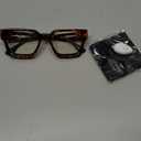 livho Oversized Eyewear Frame for Woman and Men - Rectangle Fashion Glasses for Computer, Chic Preppy Frame (*Coco Tortoise)