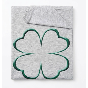 Womens Shamrock Loose Fall Clover St. Patricks Day Sweatshirts Crew Neck Fall Green Leaf Shirts Tunic Top Grey Shamrock 2XL (XXL)