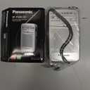 Panasonic Pocket FM/AM Portable Radio with Digital Tuner, Large Dial, Easy to See Fluorescent Pointer, Clear Sound, AM FM Radio Portable for Off-the Grid Trips, Blackouts, Battery Powered- RF-P50D