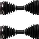 TRQ Front CV Axle Shaft Assembly Set Compatible with 2014-2016 Jeep Cherokee