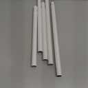 TEECK Shower Curtain Rod, 32-80 inch Adjustable Spring Tension Curtain Rod, Never Rust Anti-Slip Shower Curtain Rod for Bathroom, No Drilling, Never Collapse, Easy to Use, White