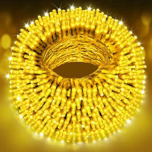 295Ft 600LED F8 Upgraded Christmas Lights - Outdoor Decorations with 8 Modes, Memory Timer & Waterproof Fairy String Lights for Xmas, Wedding, Party & Holiday Decor
