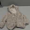 AiWMGL Baby Infant Boys Girls Winter Coat with Fold-Over Mittens Fleece Outwear Jacket Warm Clothes Bear Hooded, Size 6-12M