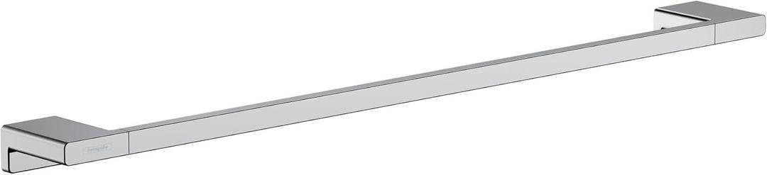 hansgrohe AddStoris Modern Towel Bar, 24-inch in Chrome, 41747000