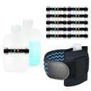 Urine Test Complete Kit - Smaller 3oz Translucent Empty Bottle, Non-Falling and Hi-Stretch Hidden Leg Strap, Urine Test Temperature Strips and Velour Lining Sample Bag, Urine Test Practice Kit at Home