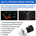 12673134 Oil Pressure Sensor Compatible with 2009-2020 Chevy Silverado 1500 2500 3500 Express Avalanche Camaro Tahoe Colorado Cruze Equinox Suburban GMC Savana Sierra Yukon Canyon Replaces 926041