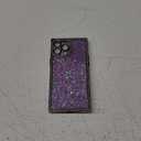 Owncase for iPhone 13 Pro Max Case Glitter, Crystal Diamonds Shiny Bling Sparkly Electroplated Edge Shockproof Soft TPU Bumper Phone Case for Women Girls, Purple