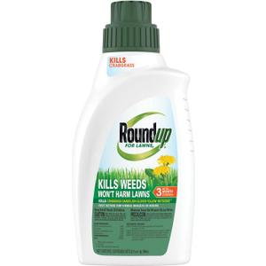 Roundup for Lawns Concentrate, Weed Killer for Northern Grasses, Kills Crabgrass, 32 fl. oz.