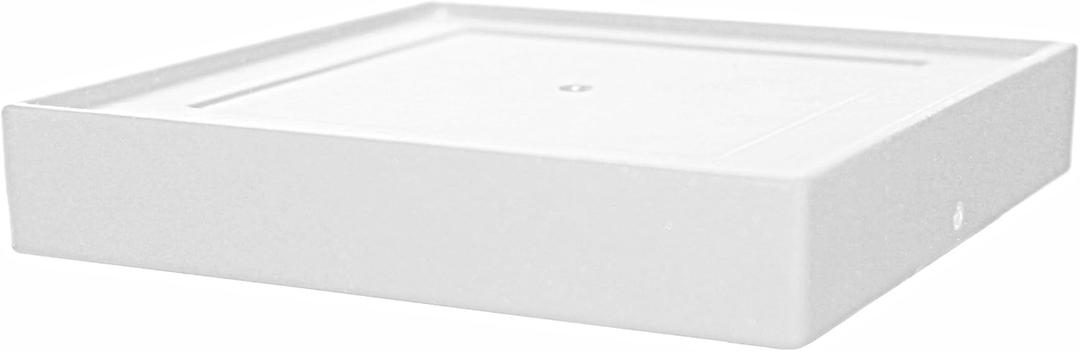 Classy Caps TRA45W Base Imperial Aluminum, 4.5" x 4.5", White