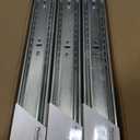 16 Inch Drawer Slides, Plusmart Soft Close Drawer Slide Glides Ball Bearing Full Extension Cabinet Slides, 3 Folds, 150LB, 12 Pairs