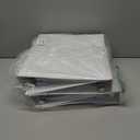 Samsill 2 Inch 3 Ring Binders, Economy Round Ring, Clear View Cover, 425 Sheet Capacity - for School, Home, Office - White, 4 Pack