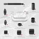 DAYUAN Ball Joint Press & U Joint Removal Tool Kit with 4x4 Adapters for Most 2WD and 4WD Cars and Light Trucks with Red Storage Case Red