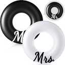 2 Pcs 48 Inch Bachelorette Pool Floats Inflatable Pool Tubes Bachelorette Party Decorations Wedding Pool Floats Floating Pool Decorations for Engagement Gifts Bridal