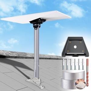 Starlink Gen 3 Flat Mount Kit, Starlink Standard Dish Magnetic Quick Release Roof Mount Kit for RV, Vans, Boat, Overlanding (4.9-14)