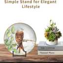18 pcs 4.5in Plate Stands for Display,Metal Plate Holders Display Stands Can Be Used for Picture Stand,Book Stands for Display,Plate Display Stands,Easel,Photo Frame Stands,Plaque Stands,Desktop Stand