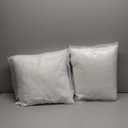 20x20 Decorative Throw Pillow Inserts-Down Feather Pillow Inserts-Square-Cotton Fabric-Set of 2-White.