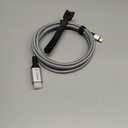 Elecan USB C to HDMI Cable 6 Ft, 4K@60Hz HDR, Gold-Plated Braided High-Speed USB 3.1 Type-C to HDMI 2.0 Cord Thunderbolt 3/4 Compatible for Galaxy MacBook Pro/Air iPad Pro Surface Dell HP with 5 Ties