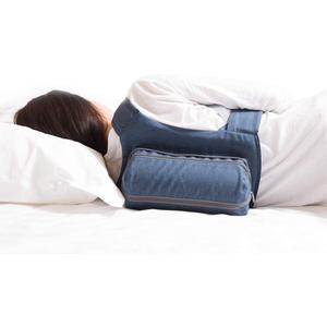Side-Sleeping Backpack, Sleep Position Trainer, Sleeping on the Side Alleviates Snoring Caused by Throat Issues (Small, Back Width16 Inch or 40 cm)