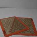 Silicone Baking Mat - Best German Silicone - Non Slip Silicone Baking Sheet, Non Stick Reusable Silicone Mats For Baking, Oven Liner, Counter Mat, 2 Half Sheets Macaron Baking Mats