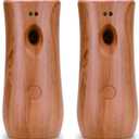 Automatic Air Freshener Spray Dispenser Free Standing or Wall Mounted Automatic Aerosol Spray Dispenser for Home, Indoor, Bathrooms, Offices, Hotels and Commercial Places (Z-03) (Wood-001)